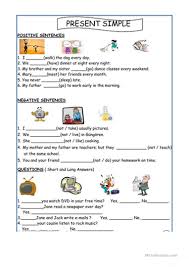Simple Present Tense English Esl Worksheets For Distance Learning And Physical In 2020 Simple Present Tense Worksheets Simple Present Tense English Lessons For Kids