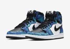 Air Jordan 1 Tie Dye White Black Aurora Green Pin On Sneakerheads
