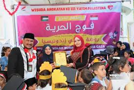 P besar dan mereka yang memiliki mr. Tk Nurani Indonesia Di Gaza Gelar Wisuda Angkatan Iii Republika Online