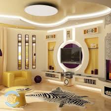 ديكورات لشاشات البلازما و غرف المعيشه Ceiling Design Living Room Tv Unit Designs Design