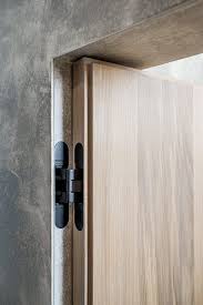 Recessed Door Hinge Minimalist Home Doors Doors Interior Flush Doors