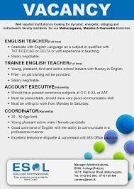 Online english teachers needed for an exciting teaching opportunity. English Teacher Trainee English Teacher
