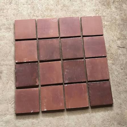 Gạch cổ Bát Tràng 20x20 Gốm Sành Nâu - Hải Long Tiles