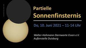 Die partielle sonnenfinsternis am 10. Partielle Sonnenfinsternis Am 10 Juni 2021 Youtube