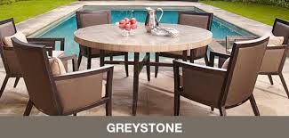 Brown Jordan Patio Furniture Greystone Collection Exclusively For Home Depot Deck