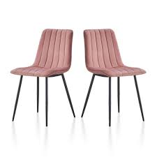 The back of the bench also features a. Tukailai 2 Pcs Pink Velvet Dining Chairs Kitchen Chairs Living Room Chairs With Sturdy Metal Legs Reception Chairs Set Of 2 With Backrest And Padded Seat Buy Online In Dominica At Dominica Desertcart Com