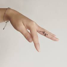 Image Result For Lavender Finger Tattoo Flower Finger Tattoos Finger Tattoo For Women Cute Finger Tattoos