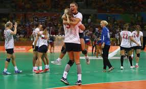 Pink offers to pay norwegian women's beach handball team's fine for wearing shorts. In The Summer Games Norway Rallies Around Its Women S Handball Team Kunr