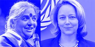 Diàleg entre Vandana Shiva i Agi Veres] Mirem cap al futur: el  reconeixement del dret humà a viure en un medi ambient segur, net,  saludable i sostenible