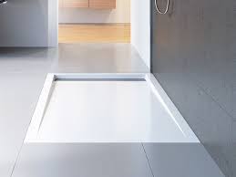 Hsk Acryl Duschwanne Super Flach Mit Integrierter Ablaufrinne Schmal Duschwanne Badezimmerideen Ablaufrinne
