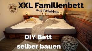 Boxspringbett xxxl test der ultimative ratgeber top ausgewählte produkte mit besten preisen und.sie interessieren sich für boxspringbett xxxl? Bett Selber Bauen Palettenbett Diy Xxl Kingsize Familienbett Doppelbett Aus Paletten Anleitung Youtube