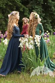 Image result for medieval bridesmaids dresses