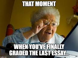 Wondering How To Save Time Grading Papers Read This Lindsay Ann Learning Memes College Memes Grading Papers