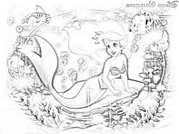 ⭐ free printable princess coloring book. Cartoon Printable Disney Princess Ariel Coloring Pages Coloringtone Book