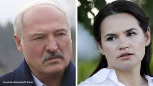 Belarus' staatschef lukaschenko machen vor allem die streikenden fabrikarbeiter zu schaffen. Die Frau Die Lukaschenko Herausfordert Europa Dw 04 08 2020