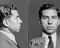 1932 Mafia Lineup Photo: Lucky Luciano, Meyer Lansky Print