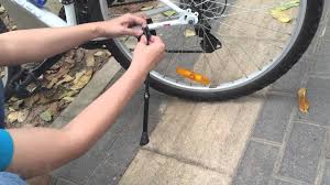 How To Install Mtb Road Bike Side Kickstand Mountain Bicycle Adjustable Alloy Stand Youtube