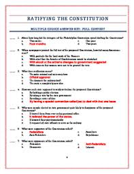 2 of 3 of half of congress: American History Worksheets Ratifying The Constitution Worksheet