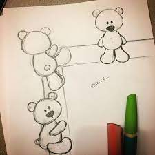 arkasi donuk ayiciga sarilsamm ecerce tasarim cizim karalama working felt feltro fieltro kece baby art crafts art pages coloring bookmarks