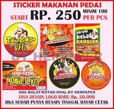 Contoh stiker kemasan jajanan pedas.kalau stiker produk minuman susu kemasan ini adalah contoh stiker yang transparan. Stiker Makanan Pedas Stiker Seblak Stiker Sambal Stiker Logo Produk Stiker Bumbu Stiker Makanan Shopee Indonesia
