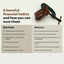 Six Harmful Financial Habits And How You Can Cure Them Get Details Https Bit Ly 2ln7csr Financial Planner Certified Financial Planner Financial Decisions