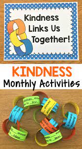 Kindness Activities Monthly Kindness Activities And Posters Kindness Activities Teaching Kindness Kindness Lessons