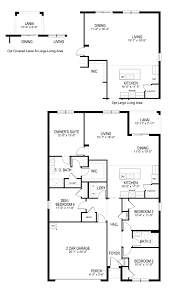 The large living room with fireplace has access to a gabled porch. New Housing Community Park Preserve New Homes Guide