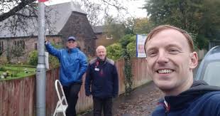 Poppies fixed to lampposts in Elton ward for Remembrance