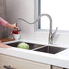 The top countries of supplier is china, from. Pull Down Touch Single Handle Kitchen Faucet With Side Spray Overstock 31600537