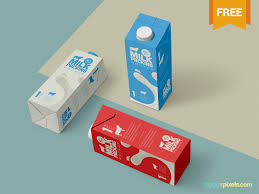 Psd file consists of smart objects. Free Milk Carton Mockup By Zippypixels On Dribbble