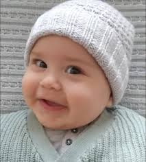 Mossy Baby Hat Knitting Pattern
