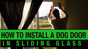 Extend this cutout past both sides of the opening to the nearest stud. How To Install A Dog Door In A Sliding Glass Door Petsafe Dog Door Installation Youtube
