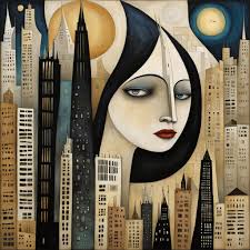 A map in art brut style by Bill Carman, Bill Jackl...