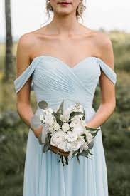 Check spelling or type a new query. Elegant Blue And White Summer Chic Wedding At Beech Hill Barn Off Shoulder Bridesmaid Dress Light Blue Bridesmaid Dresses Light Blue Bridesmaid