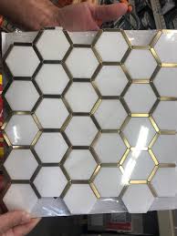 Floor Tile Home Depot 22 Sqr Foot Karats Mosaic Tile Bathroom Design Small Master Bathroom Design Small Bathroom Design
