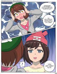 The New Pokegirl Finds Her Fanart By Phantomskyler Pokemon Sword And Shield Pokemon Pokemon Memes Fan Art