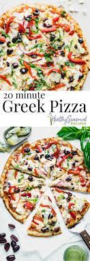 20 Minute Greek Pizza Recipe In 2021 Greek Pizza Vegetable Pizza Recipes Greek Pizza Recipe