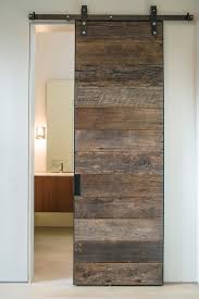 Typically the door leading into the bathroom swings out into the hallway and takes up much needed hallway space that can be used to display family pictures and hallway shelves for storage. Sliding Barn Doors A Practical Solution For Large Or Small Homes