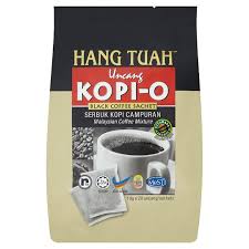 Syarikat hang tuah sdn bhd. Hang Tuah Kopi O Black Coffee Sachet Liberica Beans 20 Sachets X 10g Tesco Groceries