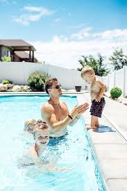 Pool Day Hello Fashion Mom Dad Baby Pool Days Family Goals