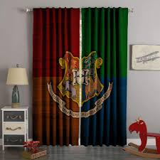 3d Printed Harry Potter Custom Living Room Curtains Harry Potter Room Decor Harry Potter Bedroom Decor Harry Potter Bedroom