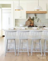 we love this modern, white kitchen with