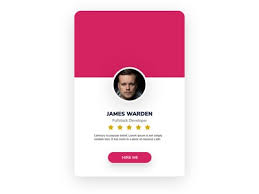 I'm a brazilian designer living in the uk. Profile Card Design By Bimscodes On Dribbble