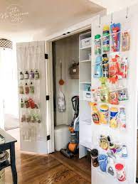 Check spelling or type a new query. 5 Broom Closet Organization Ideas To Simplify Your Cleaning Routine Hall Closet Organization Broom Closet Organizer Closet Organization
