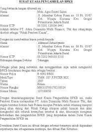 Jangan khawatir, yuk simak contoh surat kuasa pengambilan bpkb di sini! Surat Kuasa Pengambilan Bpkb Mobil Di Leasing Kumpulan Contoh Surat