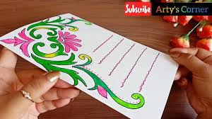 We did not find results for: Border Design On Paper Designs For Front Page Margin Design For Assignment By Arty S Corner Youtube