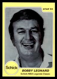 1985 Star Schick Legends Basketball #17 Bob Leonard NM/MT
