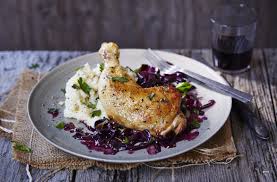 Slow cooker chicken thighs with dried cherries. The Low Carb Diabetic Chicken Legs Braised With Slow Cooked Red Cabbage