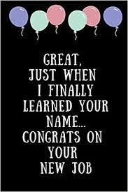 Born on september 4, 1960, in new york city, wayans was the third of ten children of elvira alethia (green), a social worker and singer, and howell wayans, a supermarket manager. Buy Funny Coworker Leaving Gift Blank Journal Lined Notebook Motivational Quote Cover 6 X9 120 Pages Book 15 Colleague Funny Farewell Journal Goodbye Coworker Joke Diary Gift For Employees Boss Book Online At Low Prices