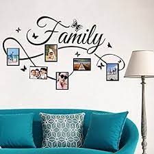 Rmoon Wall Sticker Family Adesivo Murale Cornice Per Foto Adesivi Murali Removibile Decalcomanie Murali Amazon It F Adesivi Murali Parete Incorniciata Murale